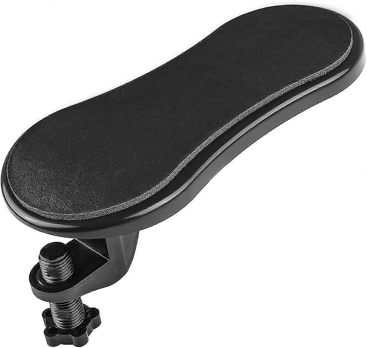 Computer Armrest Pad - Adjustable Black