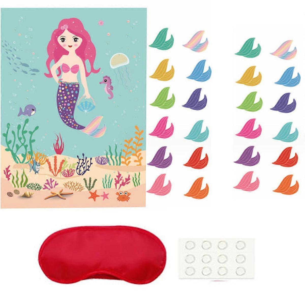 Durable Reusable Mermaid Tail Stickers