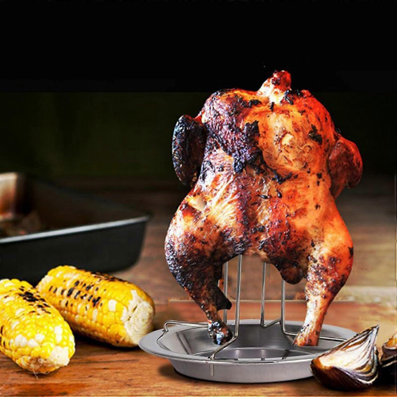 Stainless Steel Upright Chicken Roaster