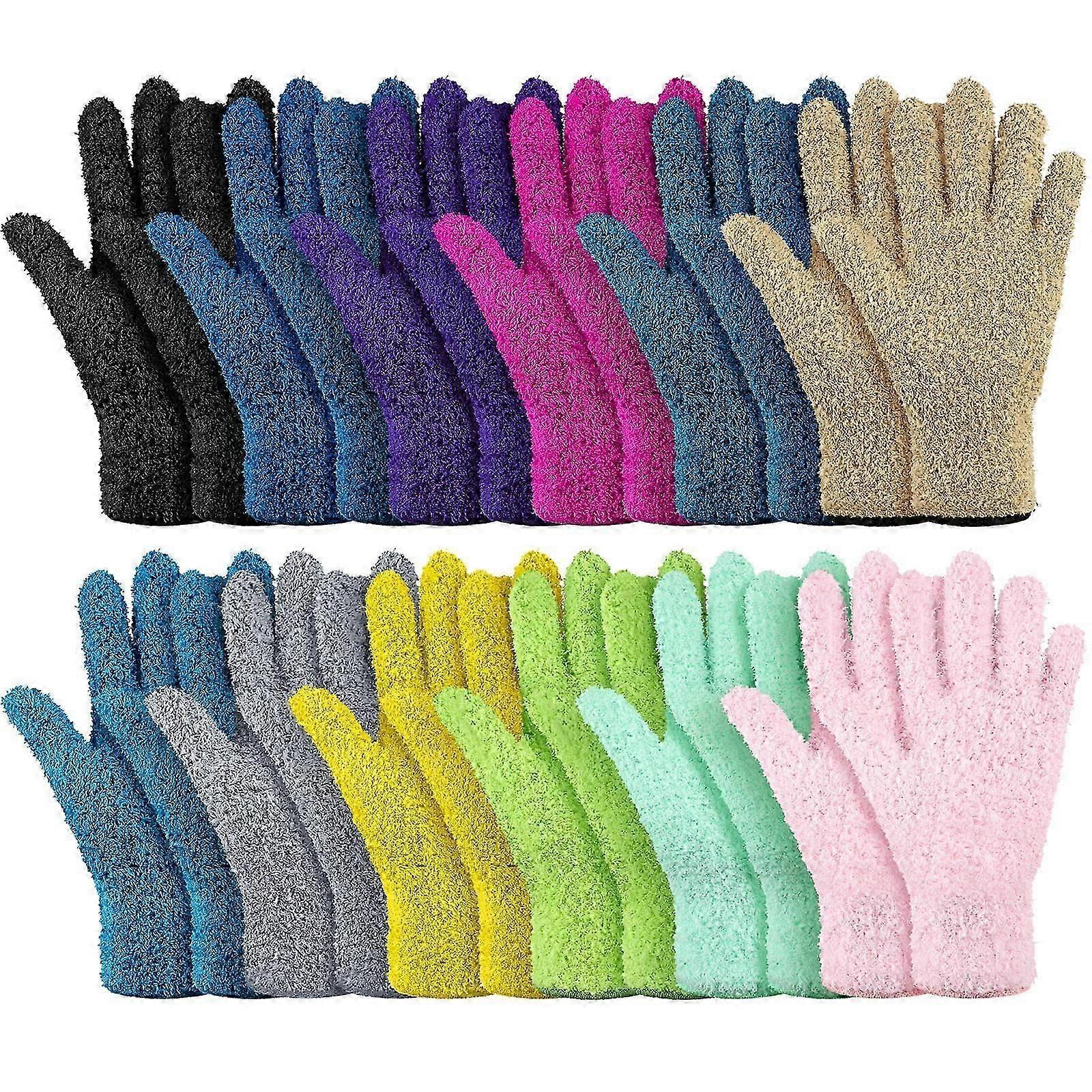 12 Pairs Microfiber Plant Gloves