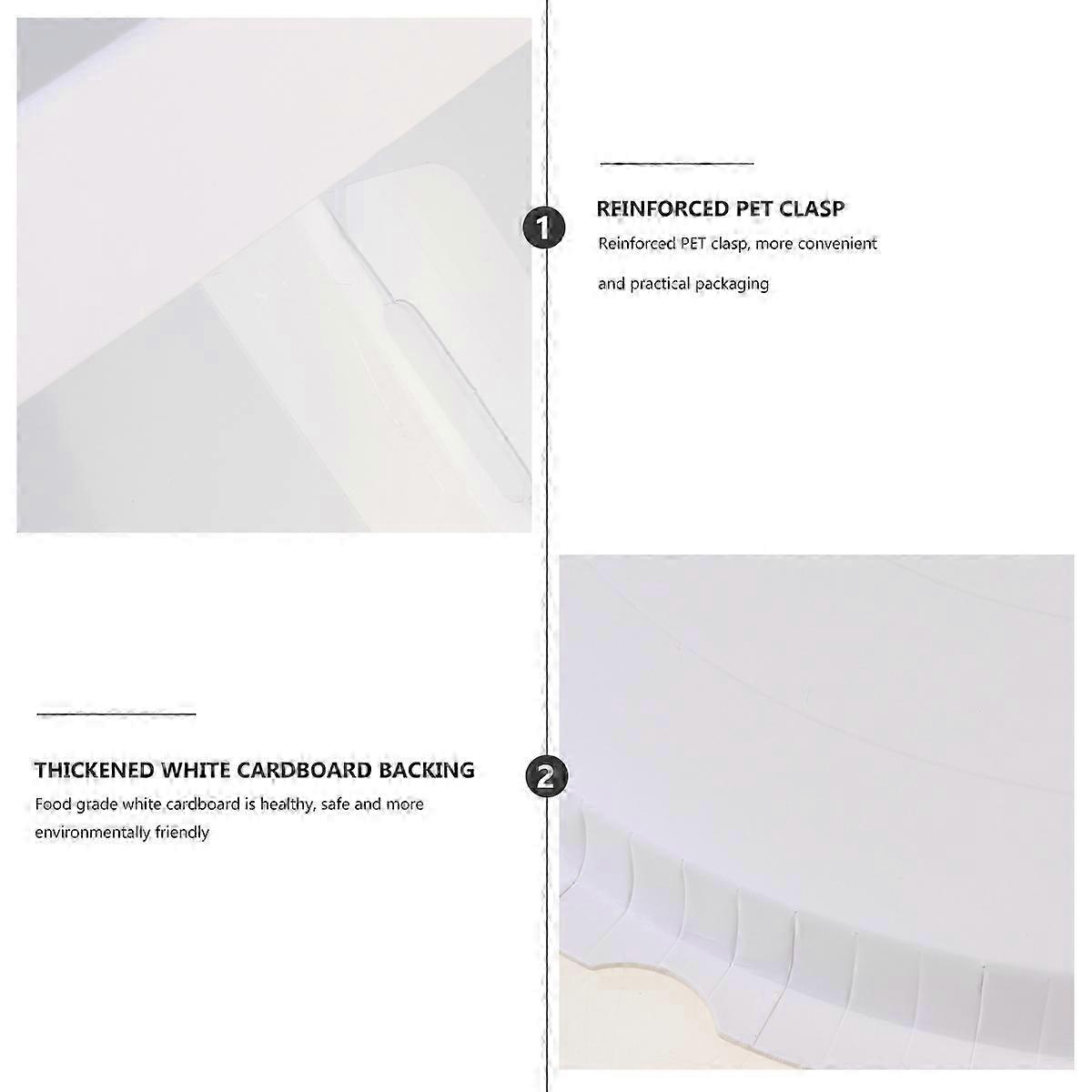 Baking Cake Packaging Box compatible with Wedding Cake Packaging 1Pcs Plastic Paper Box