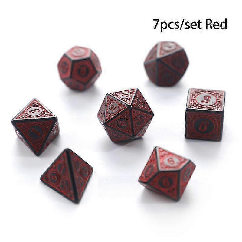 3cm Carved Acrylic Polyhedral Dice Set