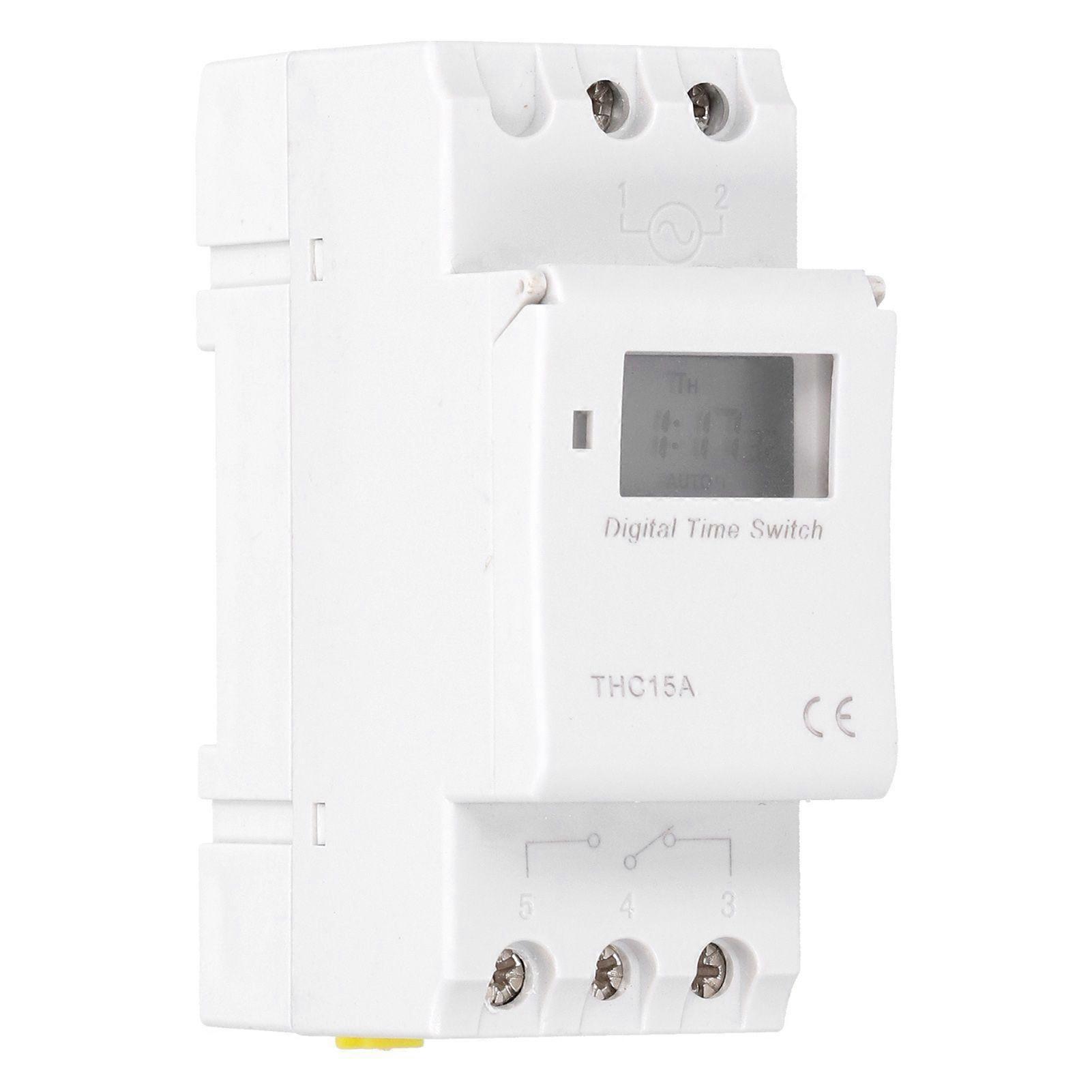 Digital Time Switch Real Time Display High Accuracy Anti Interference Programmable Timer Switch