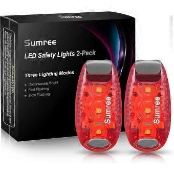 2pcs LED Flashing Safety Light for Bike Bag, Perfect for Joggers and Running