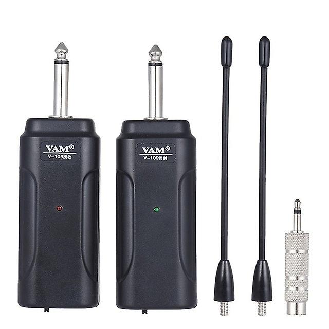 ポータブルワイヤレスオーディオギタートランスミッタレシーバシーバシステムエレクトリックギターベースエレクトリックバイオリン楽器用