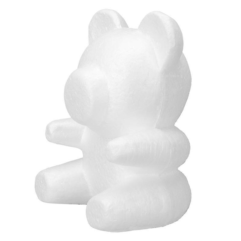 25X16cm White Scale Model Kits 1pc Lovely Bear Shaped Mold Diy Painting Modeling Mold Diy Flower Cra