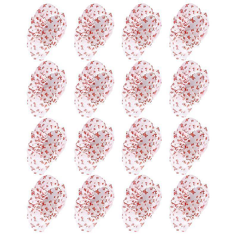 22X22x15cm Assorted Color Shower Caps 1 Set 100pcs Disposable Shower Caps Thick Eva Bath Caps (assor