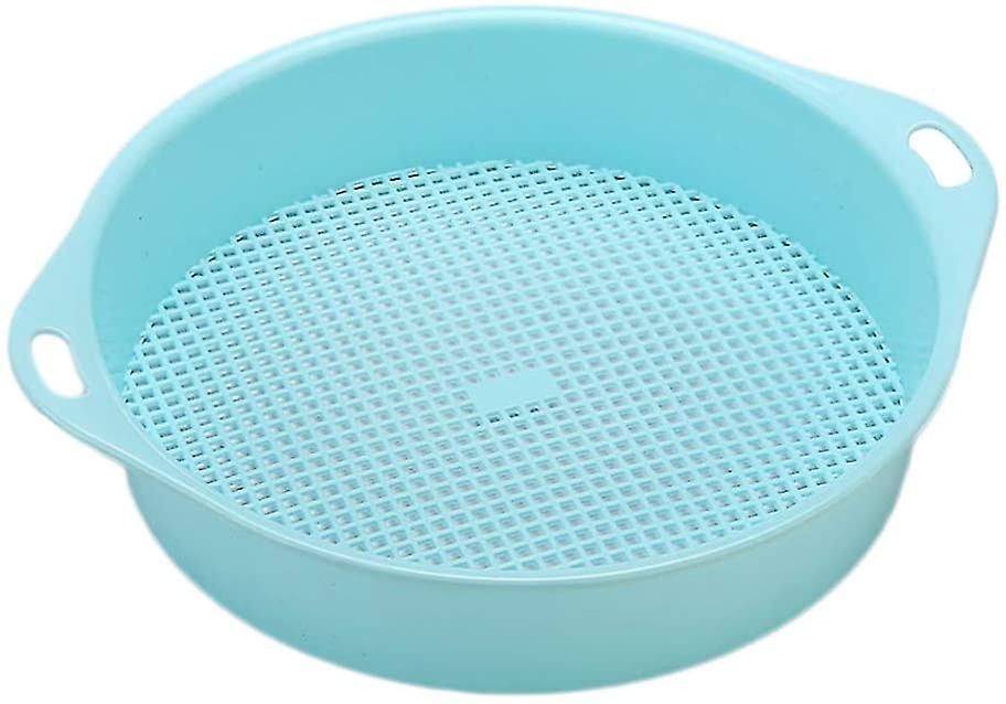 Plastic Round Mesh Garden Soil Sieve Sand Sieve Seedling Cultivation Tool