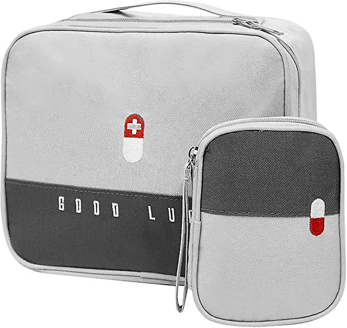 2 Pieces Empty First Aid Kit, First Aid Kit, Portable First Aid Kit