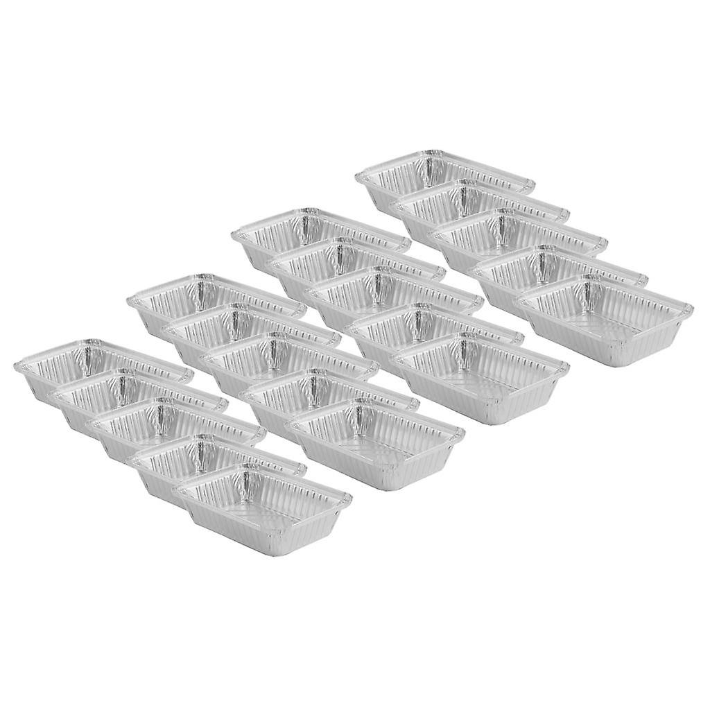 BBQ Aluminum Foil Grease Drip Pans  25Pcs 700ml