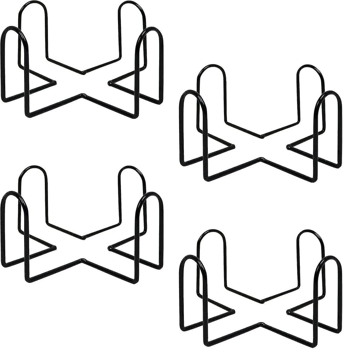 Coaster Holder 4 Pcs Metal Holder For Square Or Round Coaster Sets Home Wrought Iron Shelf Decoratio