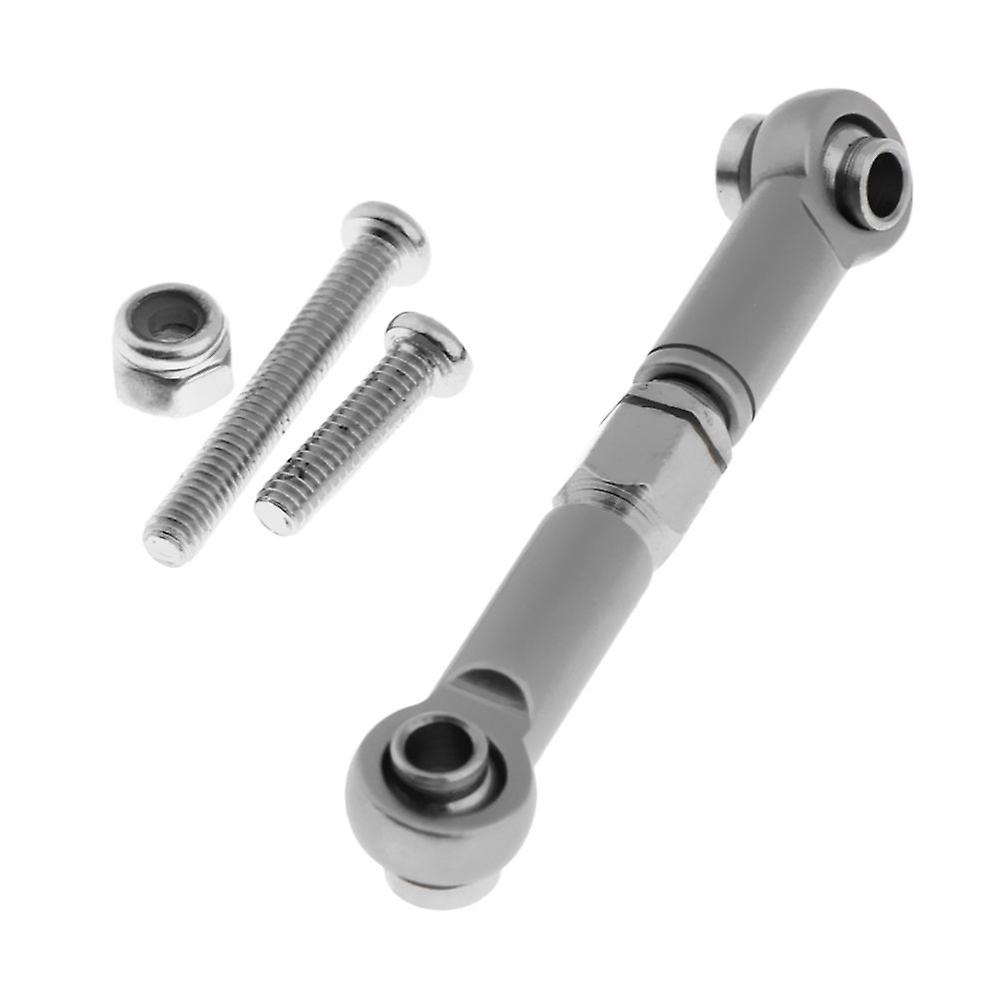 Aluminum Alloy Steering Rod Servo Linkage For Jjrc Wpl 1/16 Rc Car Titanium