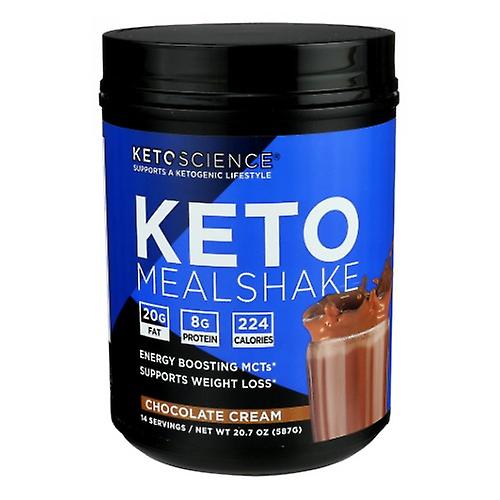Keto Science 生酮餐奶昔巧克力奶油，20.7 盎司（3 包）