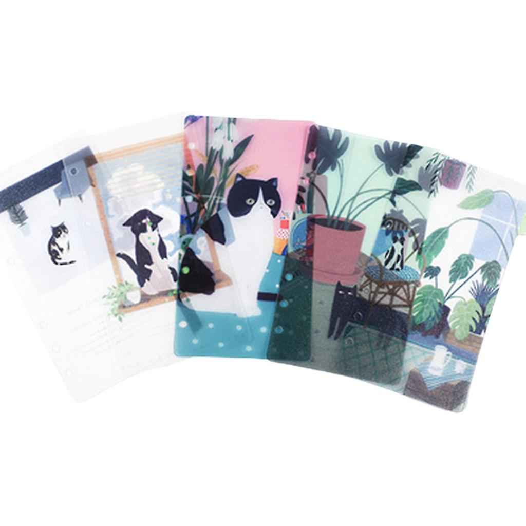Holes Binder Divider for Loose-leaf Journal Budget Planner Notebook Notepad