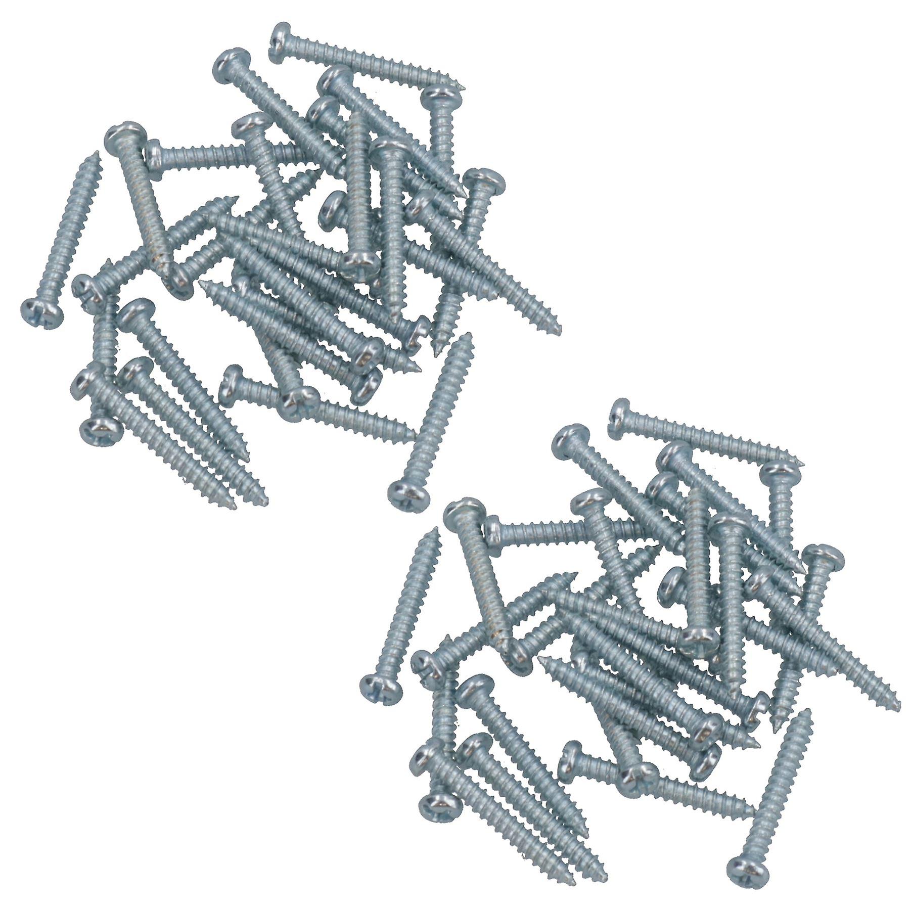 Self Tapping Screws PH2 Drive 3.5mm (width) x 25mm (length) Fasteners 60pcs