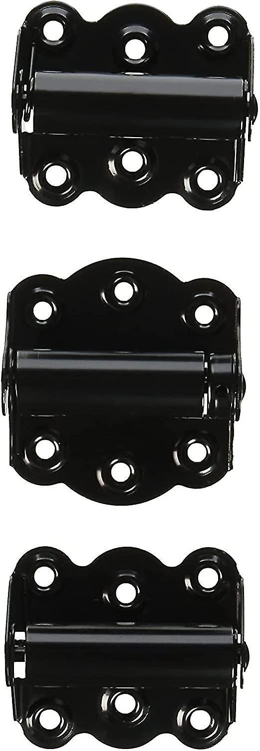 -wright Products V226bl Spring Loaded Door 2pk Self Closing Hinge, Black - Black