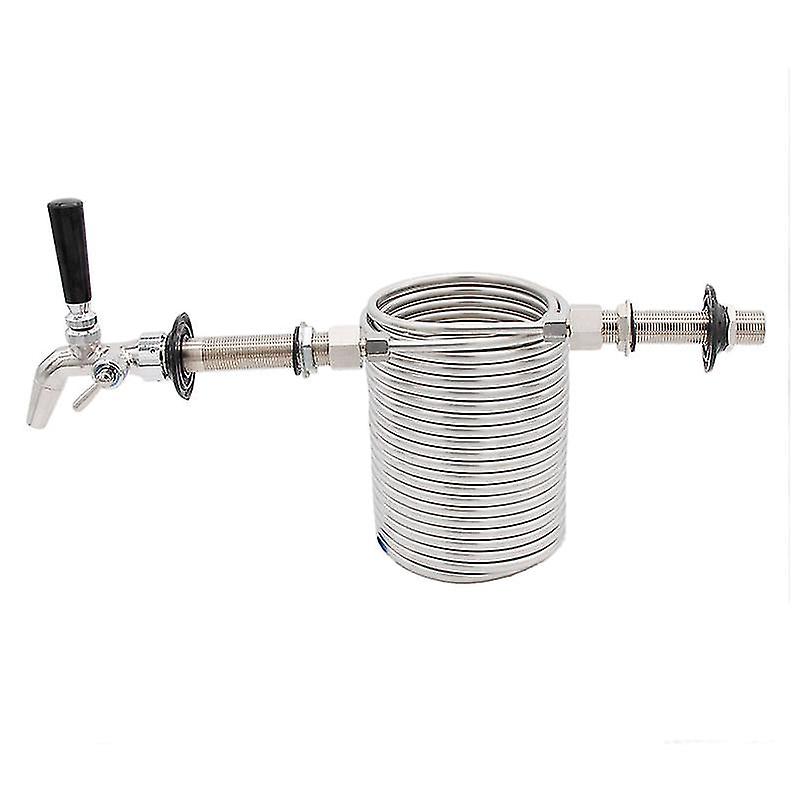Jockey Box Conversion Kit Build Your Own 50&#39; Coil Single Chrome Forward Sealing Beer Faucet Jockey Box Homebrew Draft Beer Box