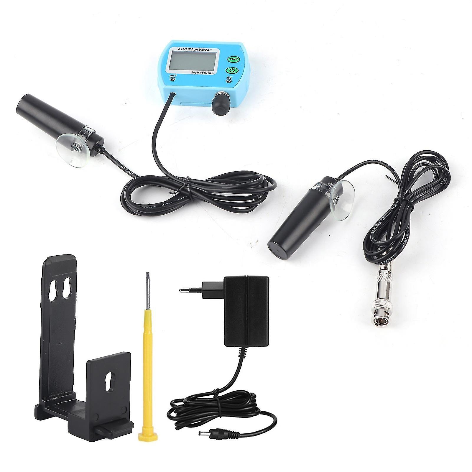 Ph/ec Tester Meter Online Water Quality Monitor Analysis For Aquarium Swimming Pool Eu 230240v