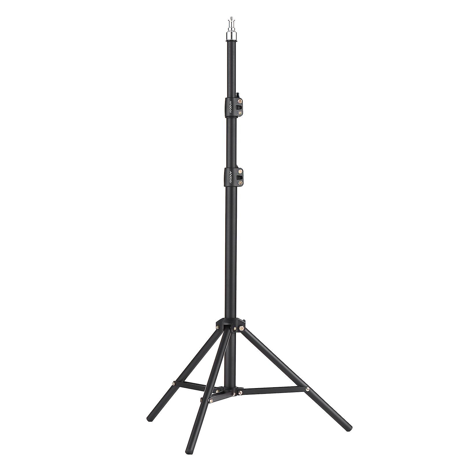 Portable Metal Light Stand Heavy Duty Adjustable Photography Tripod Stand