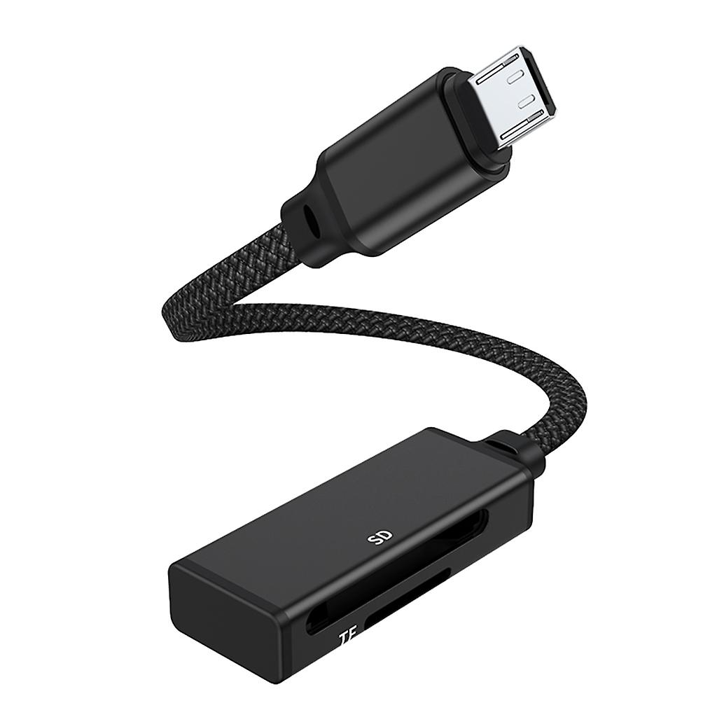USB Type C Micro USB Card Reader To SDTF Connection Memory Camera Photo Transfer Adapter For Phone Desktops Laptop
