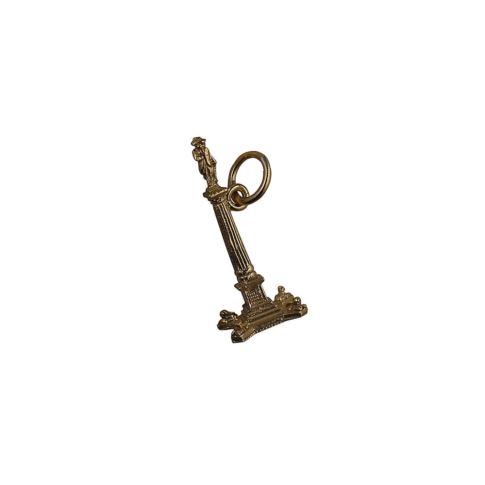 9ct Gold 23x10mm Nelson's Column Pendant or Charm