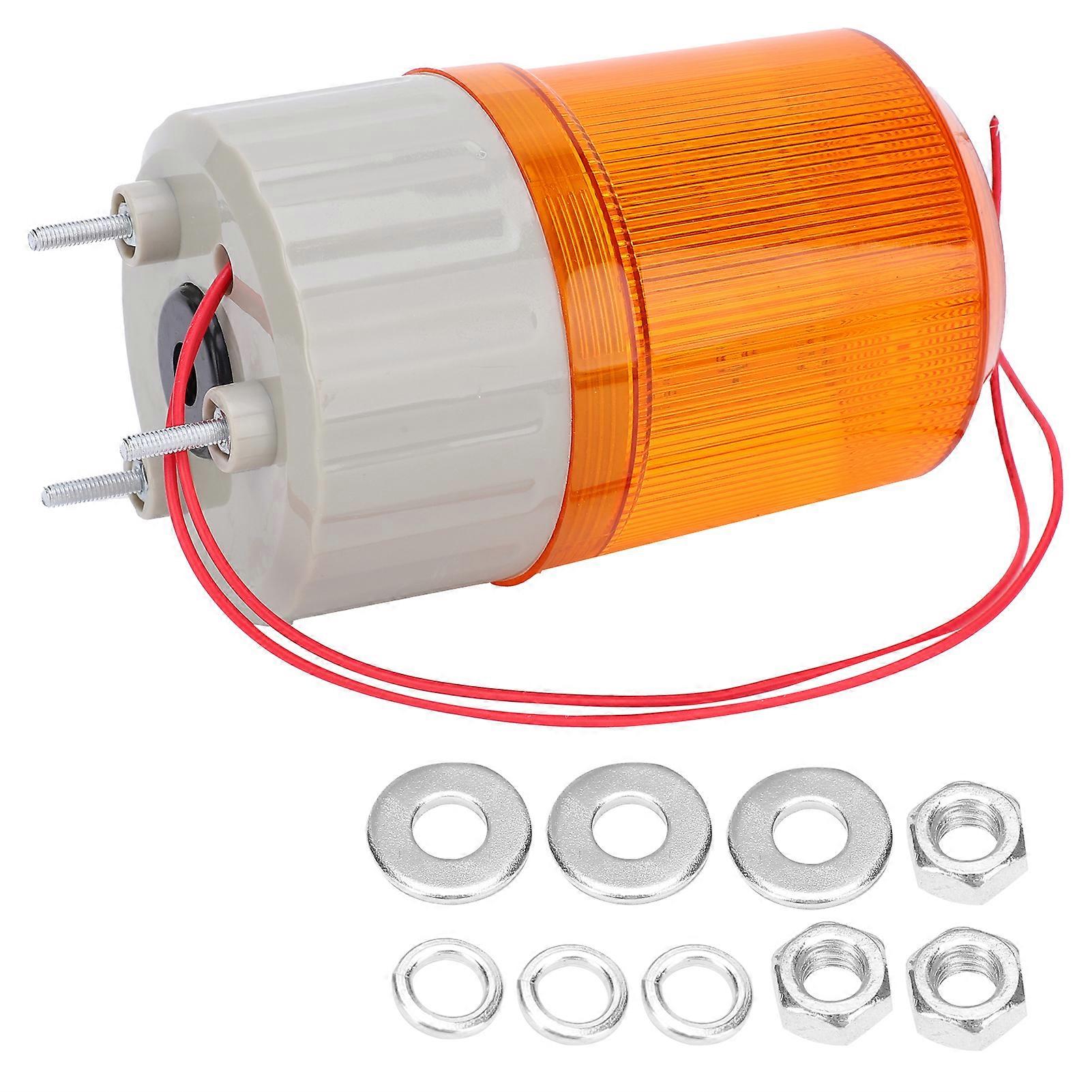 BERM Warning Light LED Sound and Lighting Emergency Alarming Lamp BEM-1081J 220VACYellow