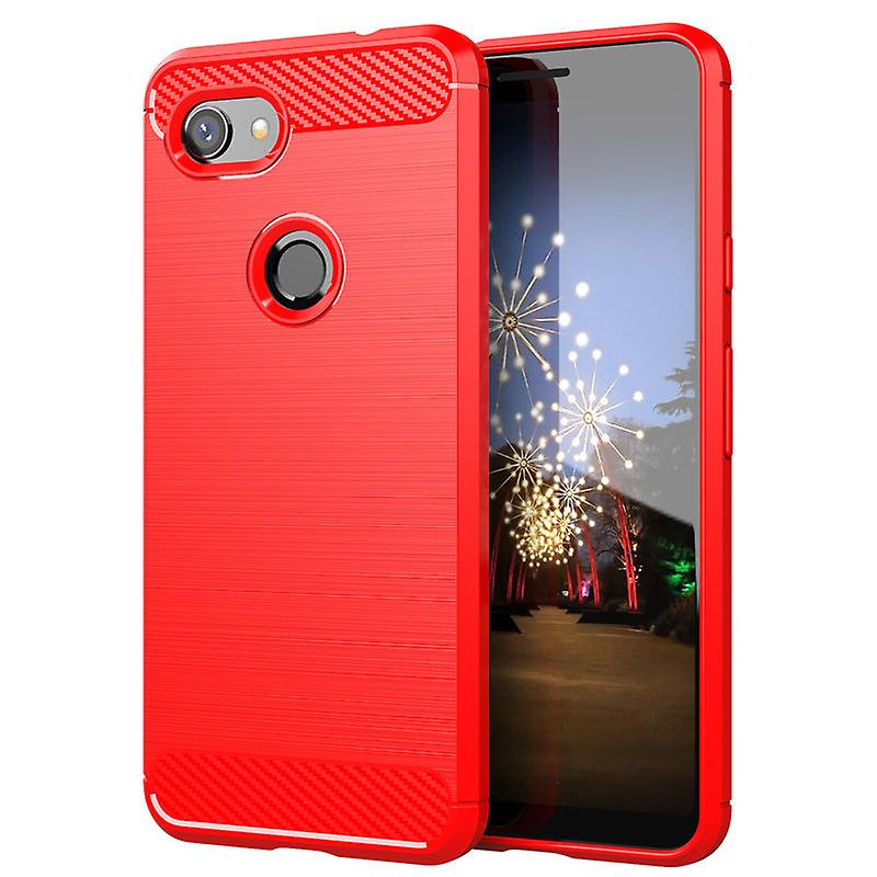 Tpu Carbon Fibre Case For Google Pixel 3a Xl Red Mfkj-164 Fruugo ZA