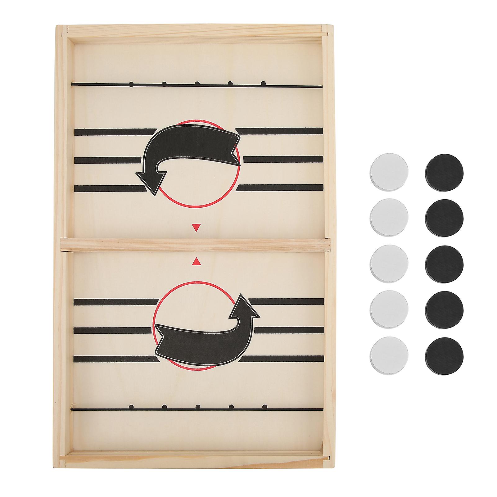 Medium Size Wooden Table Hockey Board Game ParentChild Interactive Desktop Battle Chess Toy