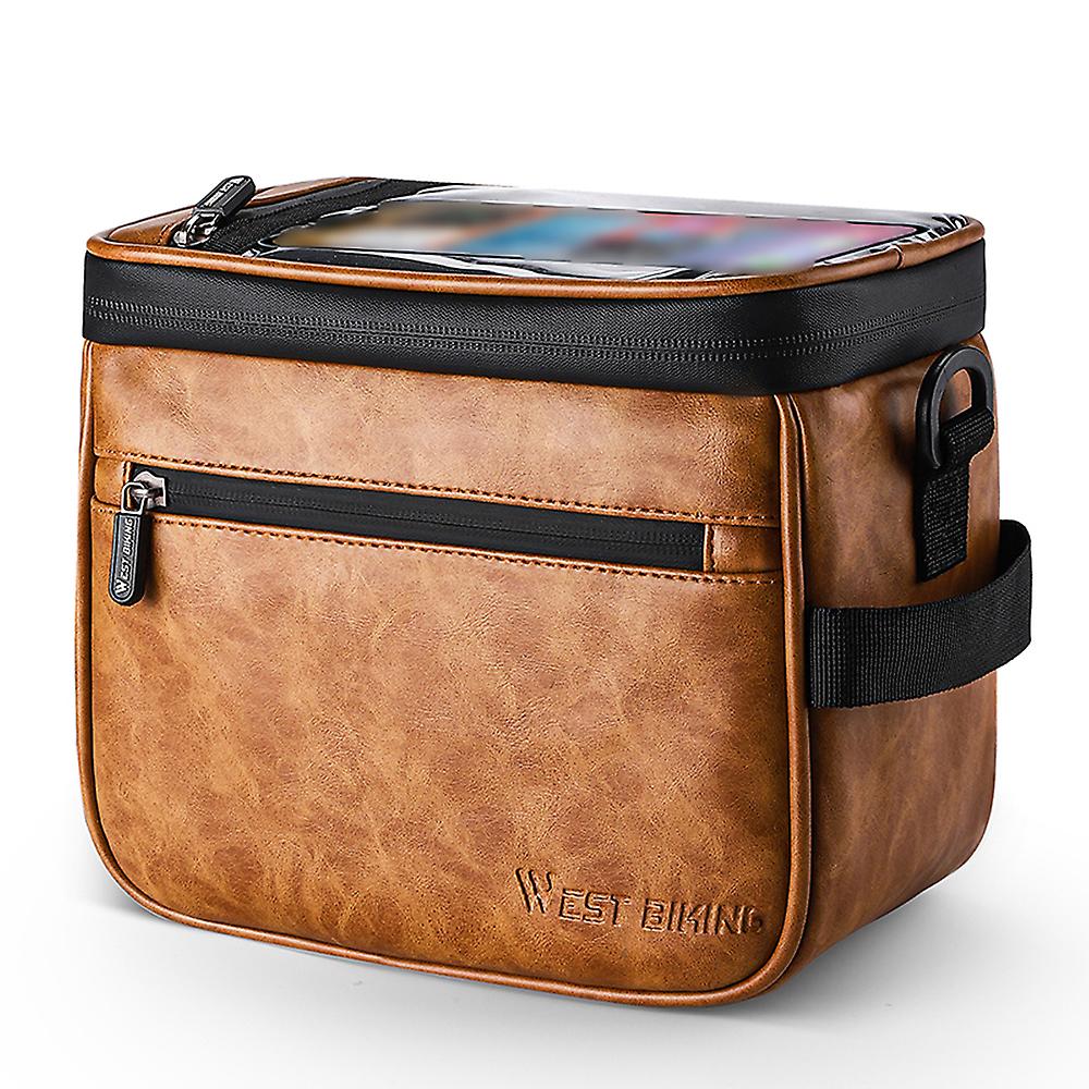 Multifunctional Bicycle Handlebar Bag Waterproof Touchscreen Mobilephone Bag