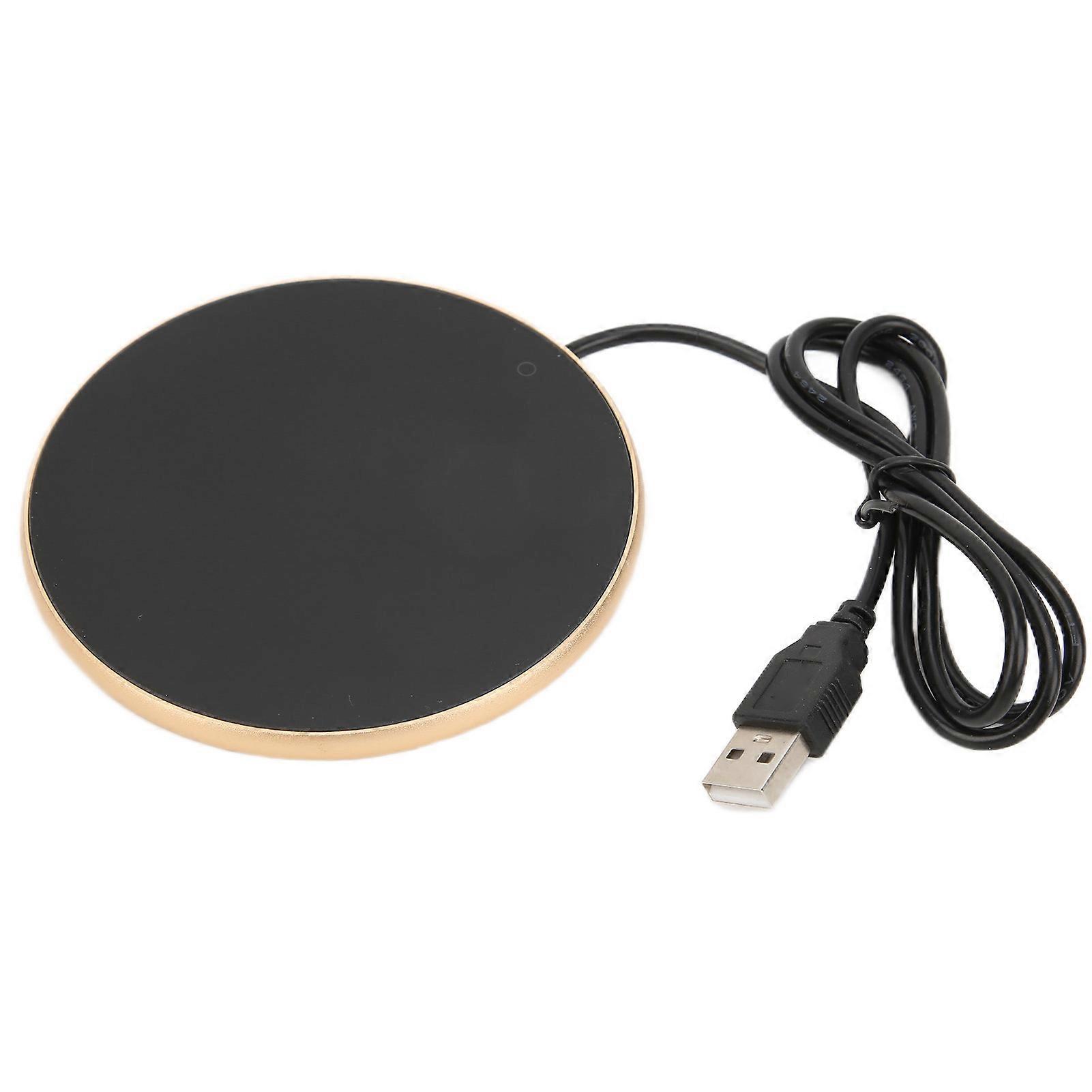 Gold Candle Warmer: Smart Automatic Power Off Design for Cups
