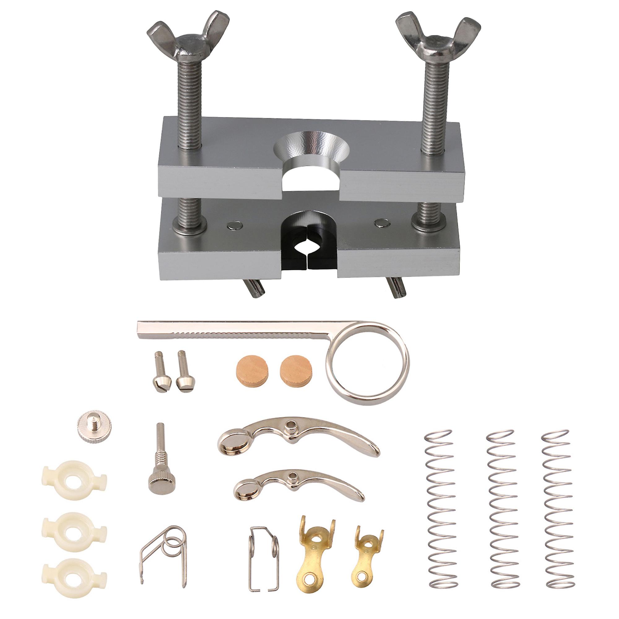 Trumpet Valve Springs Drain Valve Key with Mouthpiece Puller for Repair