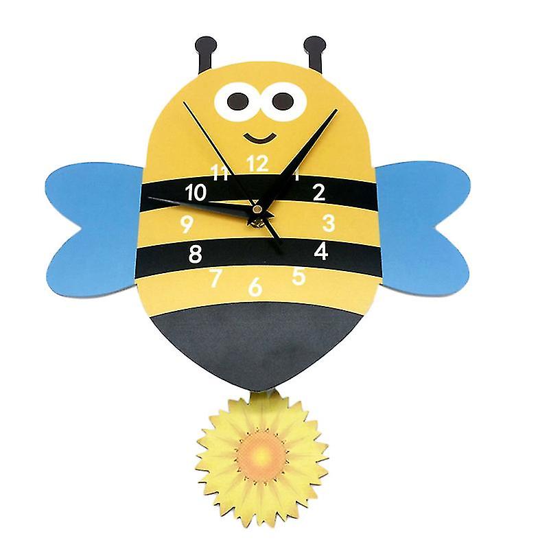 1pcs Bee Hanging Clock