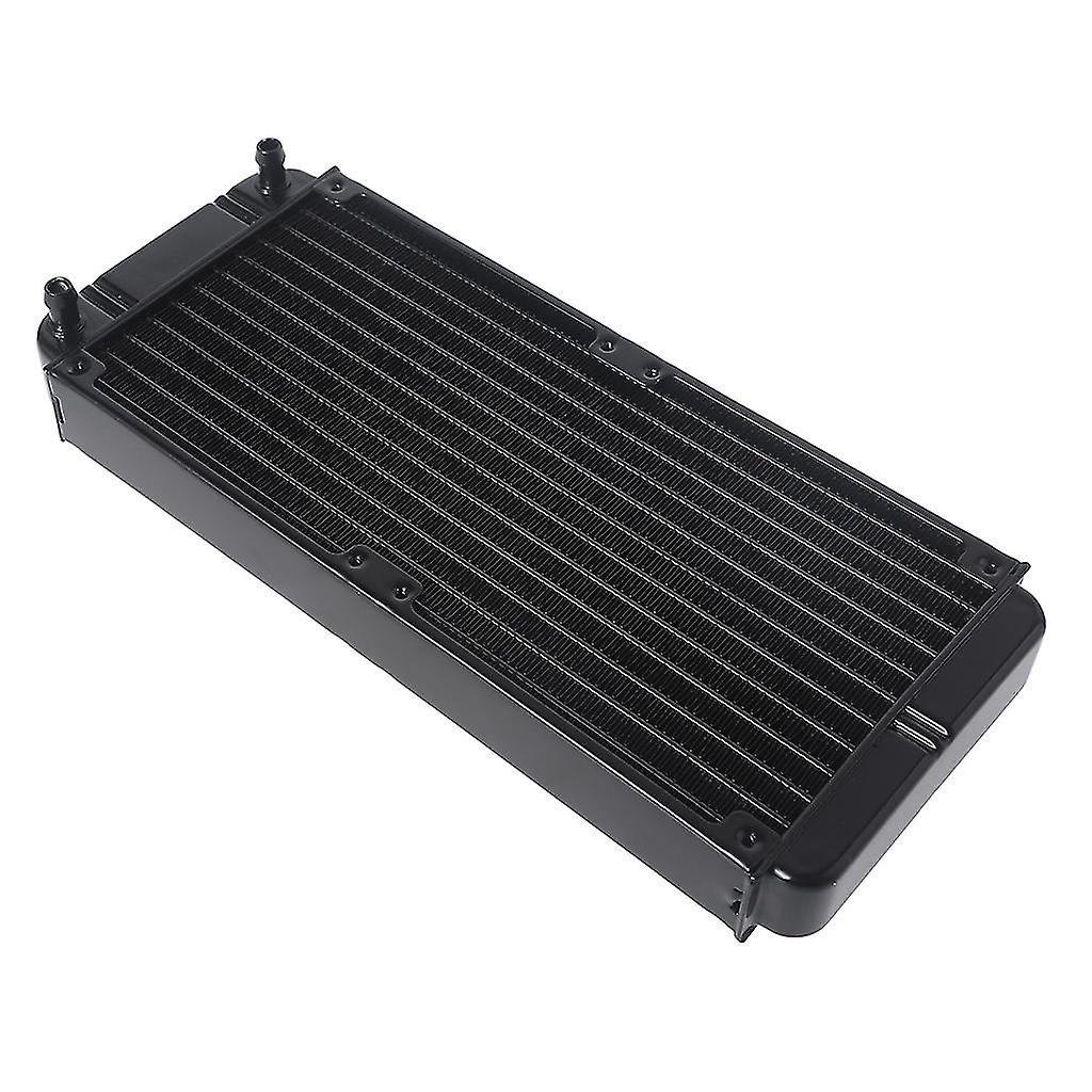 Aluminum Radiator 12 Row Tubes Heat Exchanger Radiator For Cpu Water Cool System