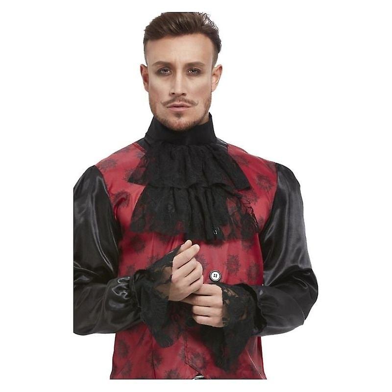 Cravat & Cuff Set Black 11951