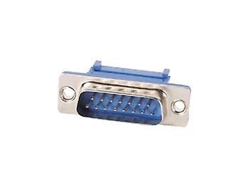 Male 15-Pin Sub-D Connector for Flat Cable
