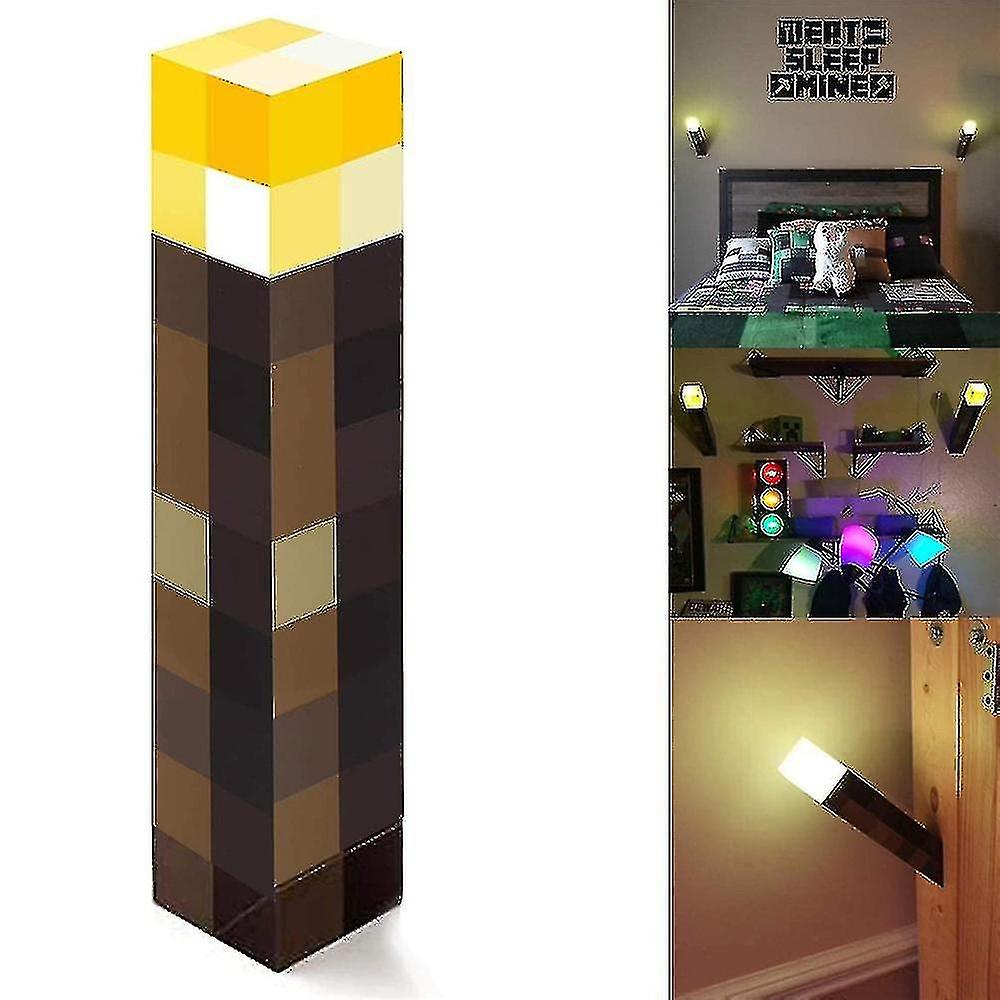 Building Block Flashlight Night Light USB Home Decoration Light
