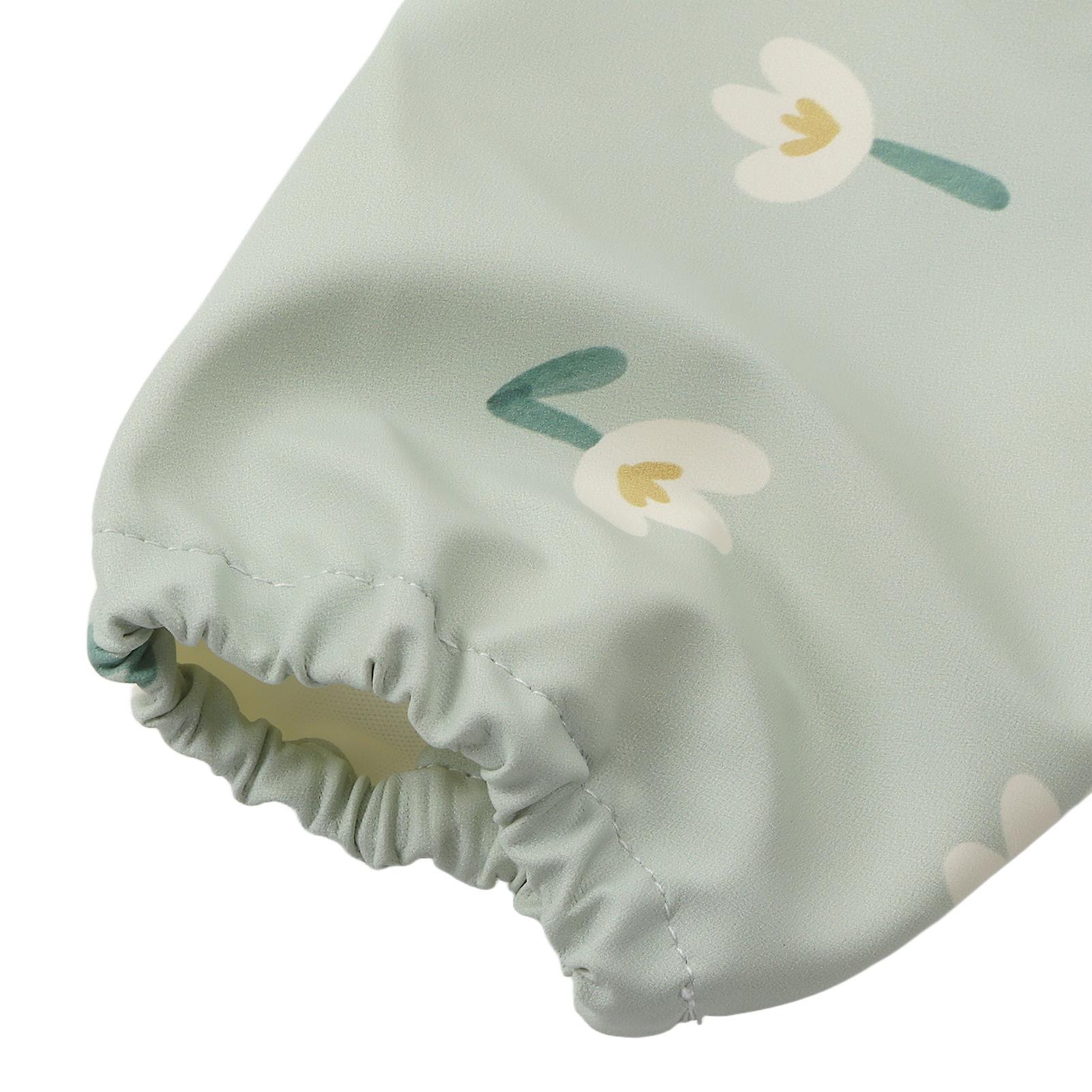 Infant Long Sleeve Bib Waterproof Cute Toddler Soft Sleeved Bib with Pocket for Eating Feeding 02