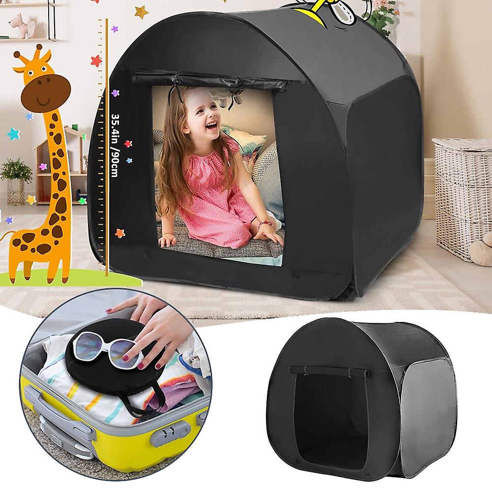 Kids Sensory Tent Pop-Up Play Tent Blackout Calming Tent Sensory Room Indoor Tent for Autistic Children SEN Autism ASD ADHD Calm Down Corner
