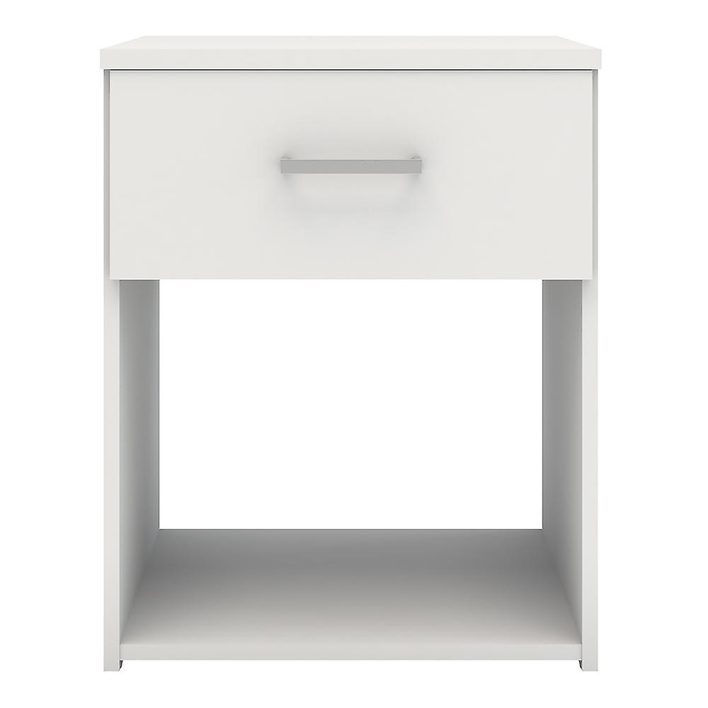 Zacon Bedside 1 Drawer In White