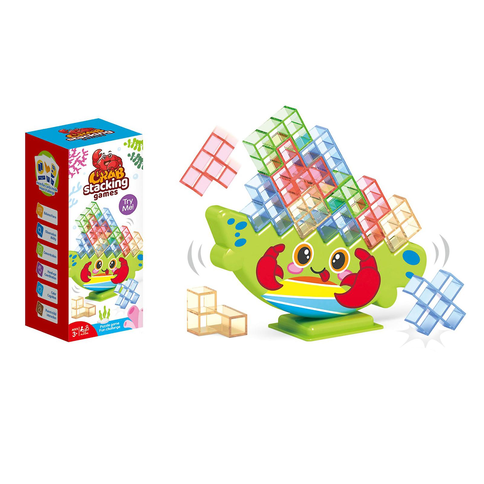 Fun Family Games Interactive Blocks Board Game Birthday Gift for Family
