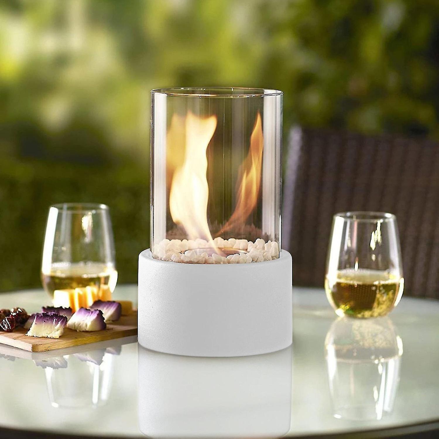 卓上ファイヤーボウルポット屋内屋外ポータブル卓上暖炉クリーンバーニングバイオエタノールファイアWH