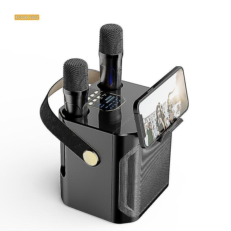 Bluetooth speaker home TV KTV set outdoor home microphone microphone audio allinone machine