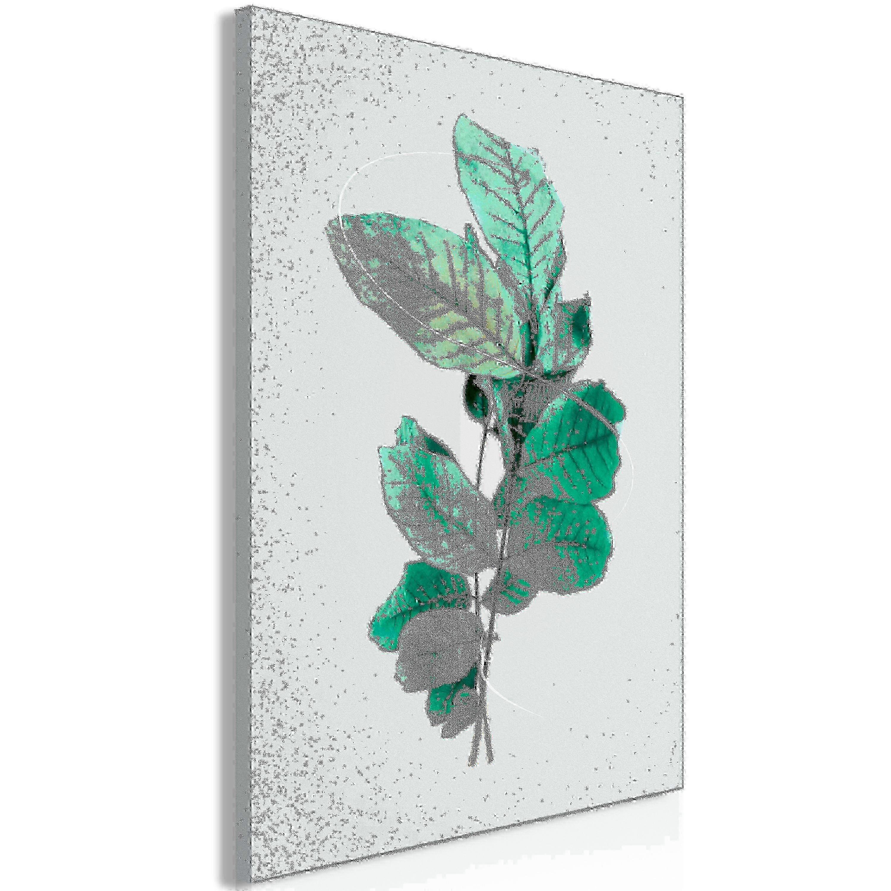 Canvas Print - Mint Grace (1 Part) Vertical