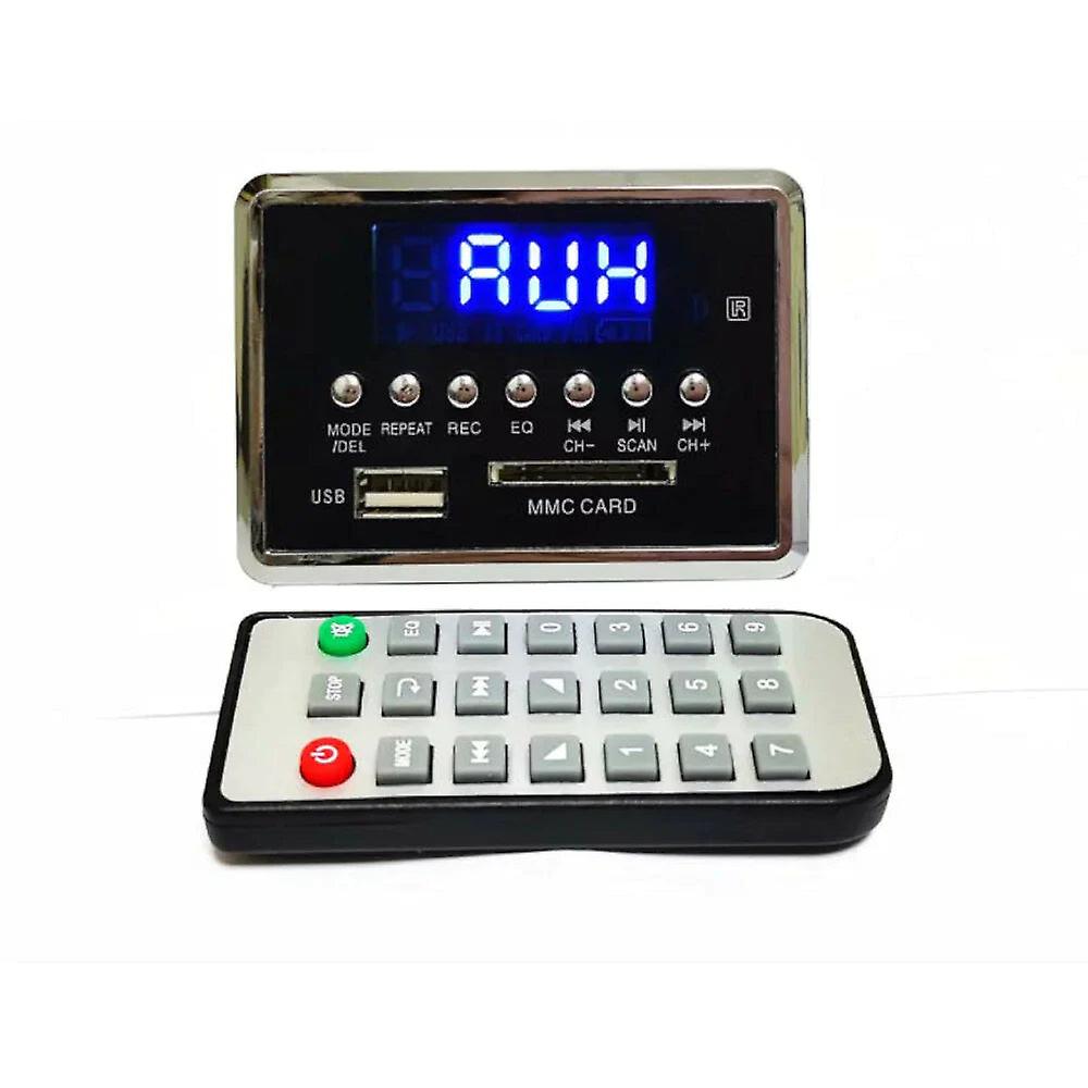 3.7-5V With Recording Bluetooth 5.0 Mp3 Wma Wav Flac Ape Audio Decoder Board Blue Screen