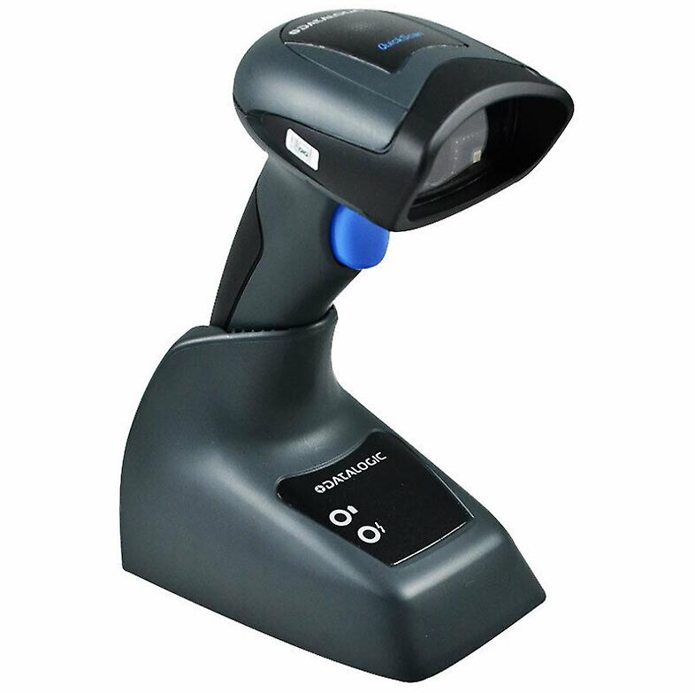 1D Barcode Scanner QuickScan QM2131-BK-433K1 Wireless Code Reader with Base and USB Cable
