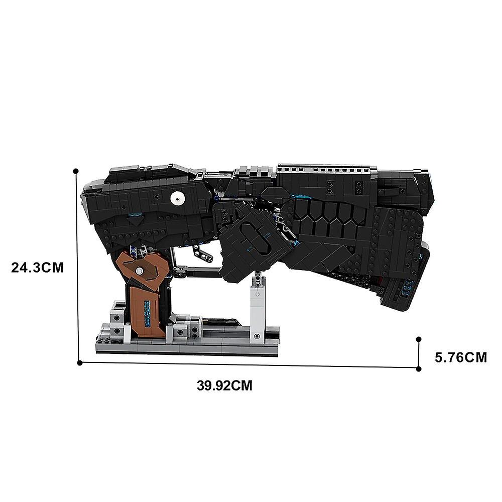 Psycho Pass Dominator építőelemek 1612db Moc Animáció Rendőrségi Fegyver Diy Modell készletek Kockák Gyerekjátékok Felnőtt ajándék