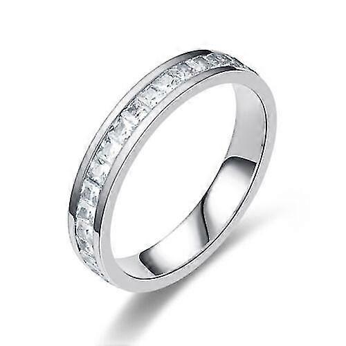 Vikanda Thermogenic Moissanite Spinner Ring Vikanda rustfritt stål Ringer Hot