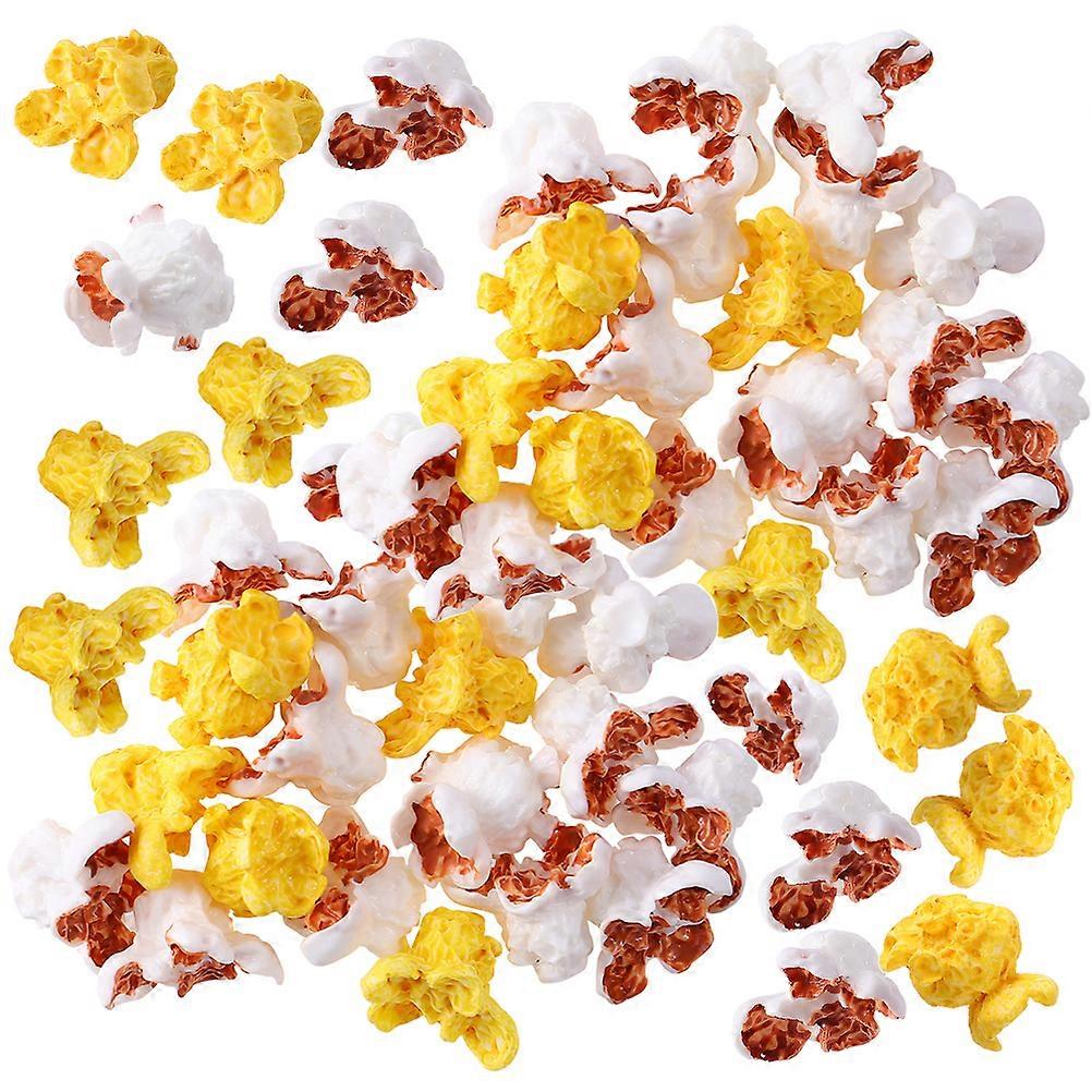 100 Pz Miniatura Falso Popcorn Faux Popcorn Prop Popcorn Modello Simulato Popcorn
