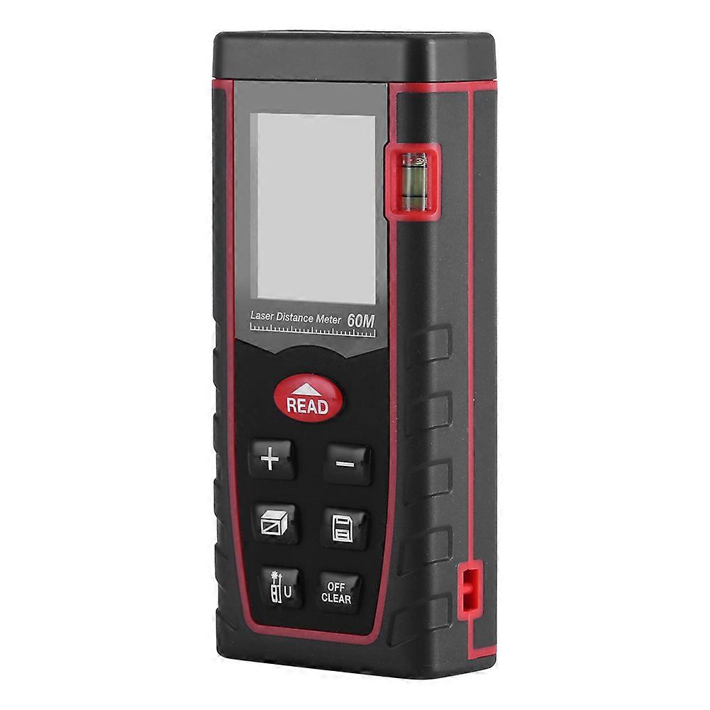 SNDWAY Handheld Digital Laser Distance Meter Self Calibration Length/Volume Measure Tool 60m