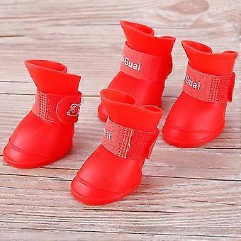 Jianghuo Sommer Haustier Hund Stiefel Wasserdichte Haustier Regen Stiefel für Hunde Welpen Durable Gummi Stiefel